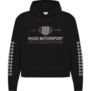 NEW RHUDE MOTORSPORTS HOODIE SZ LARGE